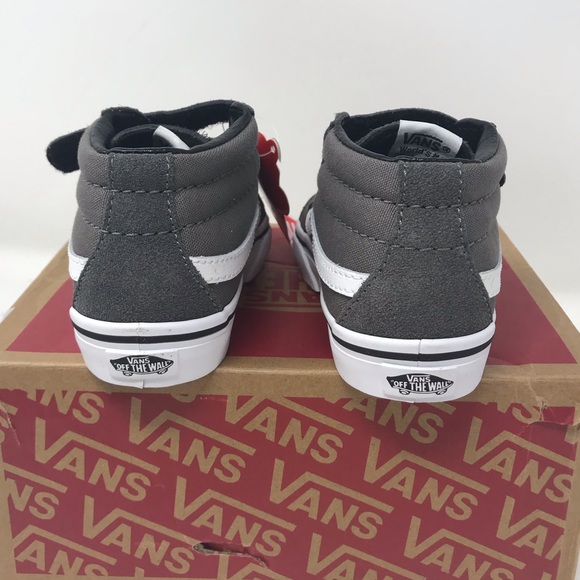 VANS SK8-Mid Reissue V Canvas&Suede Charcoal Kid’s - Picture 5 of 8
